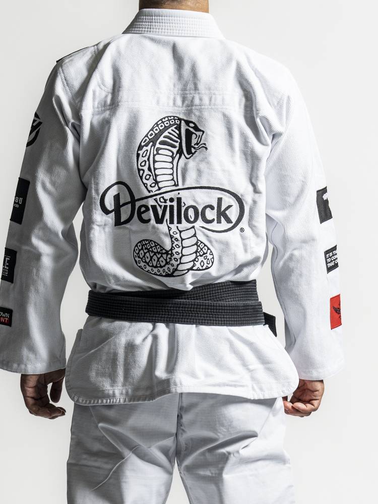 Jhood X devilock Collab GIS Limited Version White Brazil Jiu -Jitsu