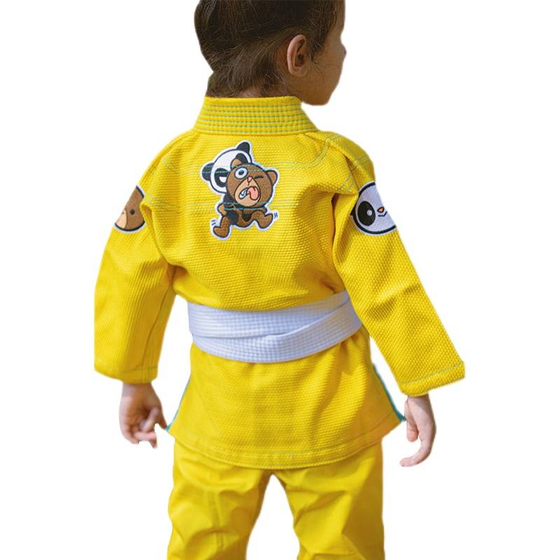Fluory Firefire New Bjj Brazil Jiu -Jitsu Taoism Children's Clothing Martial Arts Children's Judo Taoism