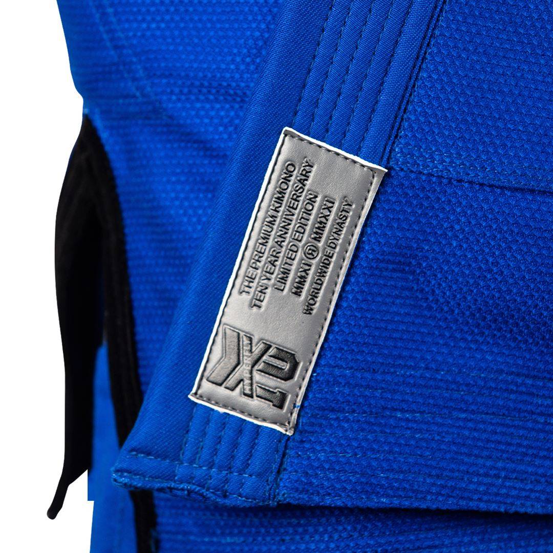 Hyperfly Premium 10th Anniversary Limited Elite Men and Women Same Blue Brazilian Jiu -Jitsu