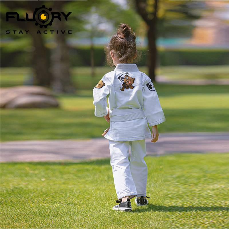 Fluory Firefire New Bjj Brazil Jiu -Jitsu Taoism Children's Wushu Tao Children's Judo Duke