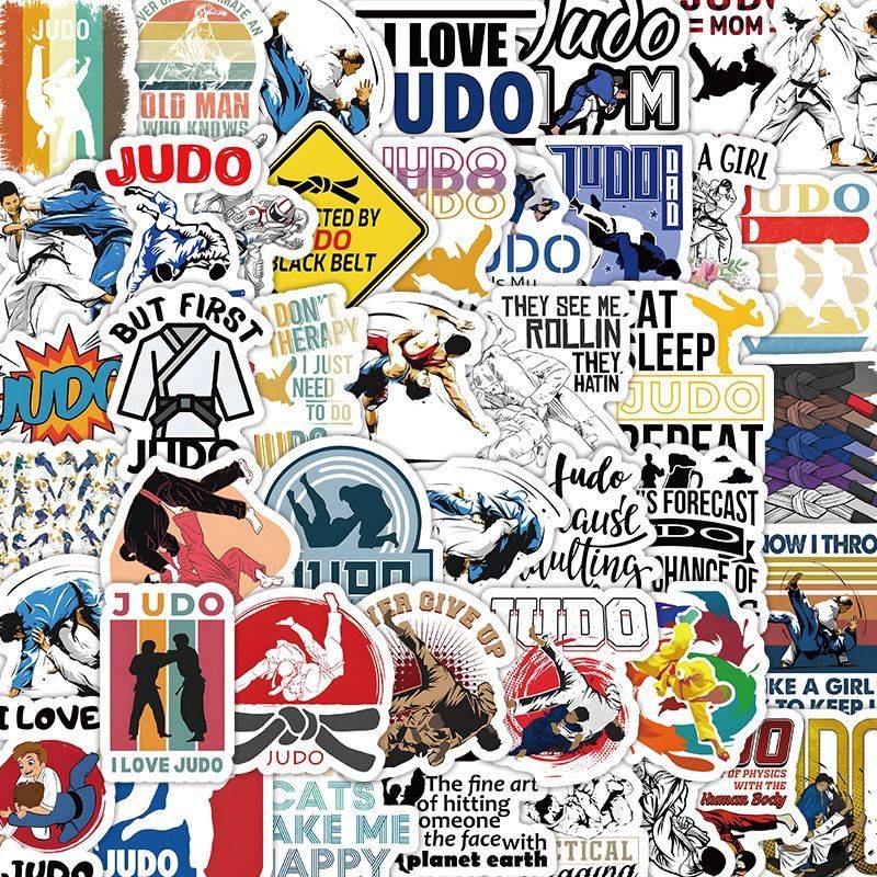 102 - judo stickers + one box
