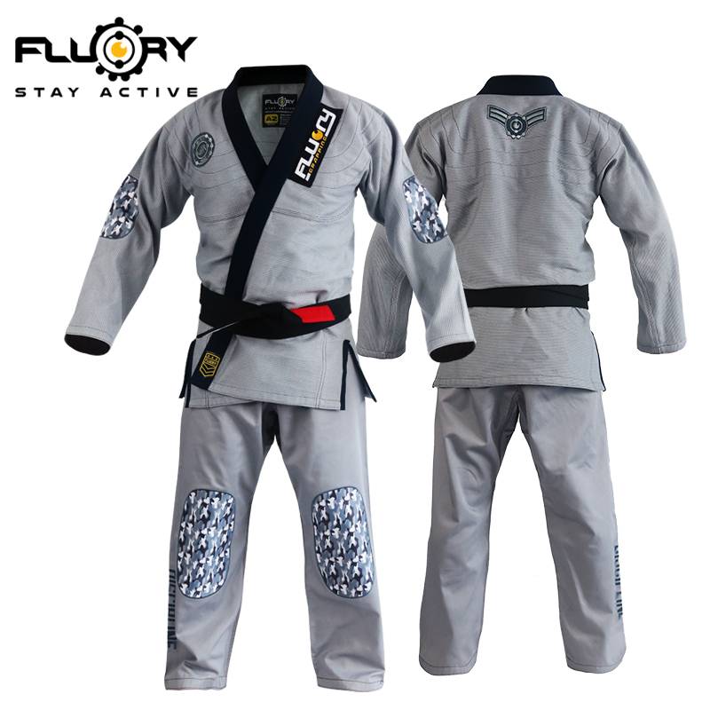 FLUORY Fire Camouflage Brazil Jiu -Jitsu suit bjj gi adult men's and women's professional Judo 2019 new