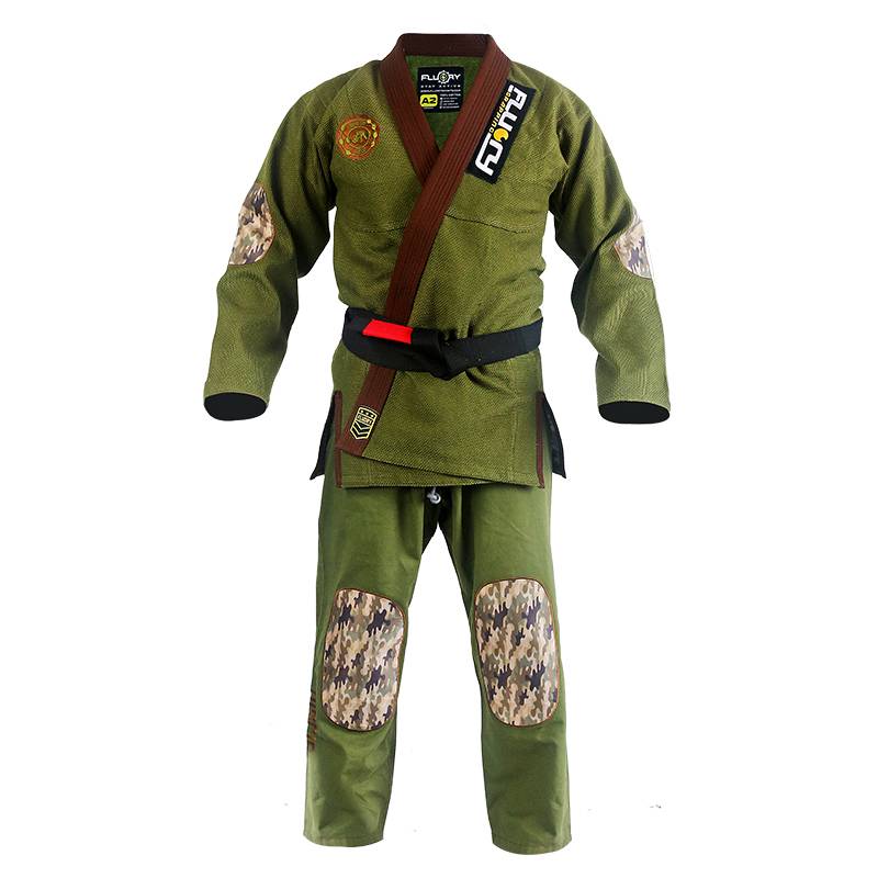 FLUORY Fire Camouflage Brazil Jiu -Jitsu suit bjj gi adult men's and women's professional Judo 2019 new