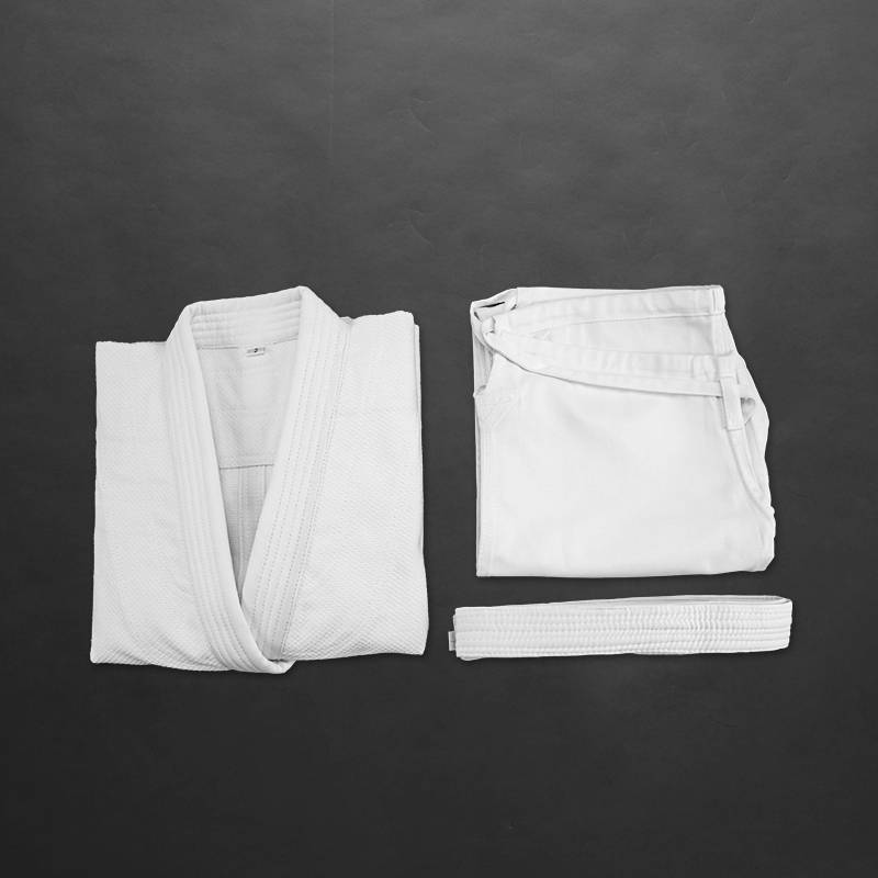 Fluory fire barrier children's Judo clothing men's and women's white light board Judo professional training competition clothing