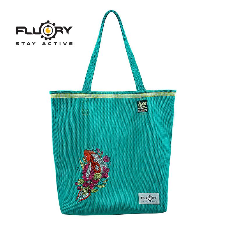 Fluory Fire Blood Brazil Jiu -Jitsu Men's Women's Bag Bjj Gi Judo Judo Harl Harbin Carp Embroidery Cross Bags