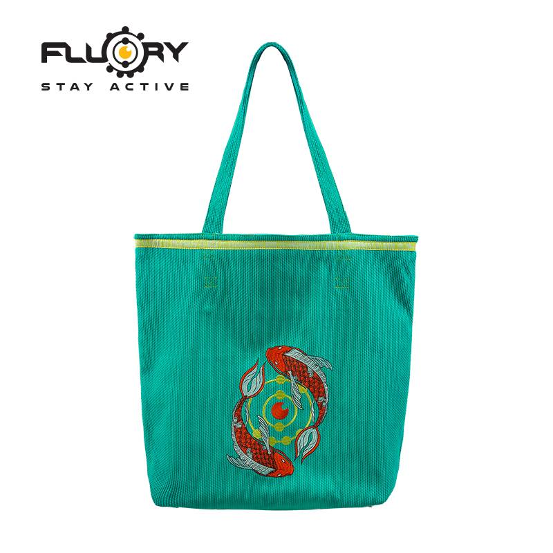 Fluory Fire Blood Brazil Jiu -Jitsu Men's Women's Bag Bjj Gi Judo Judo Harl Harbin Carp Embroidery Cross Bags