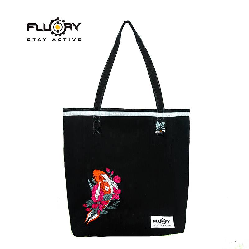 Fluory Fire Blood Brazil Jiu -Jitsu Men's Women's Bag Bjj Gi Judo Judo Harl Harbin Carp Embroidery Cross Bags