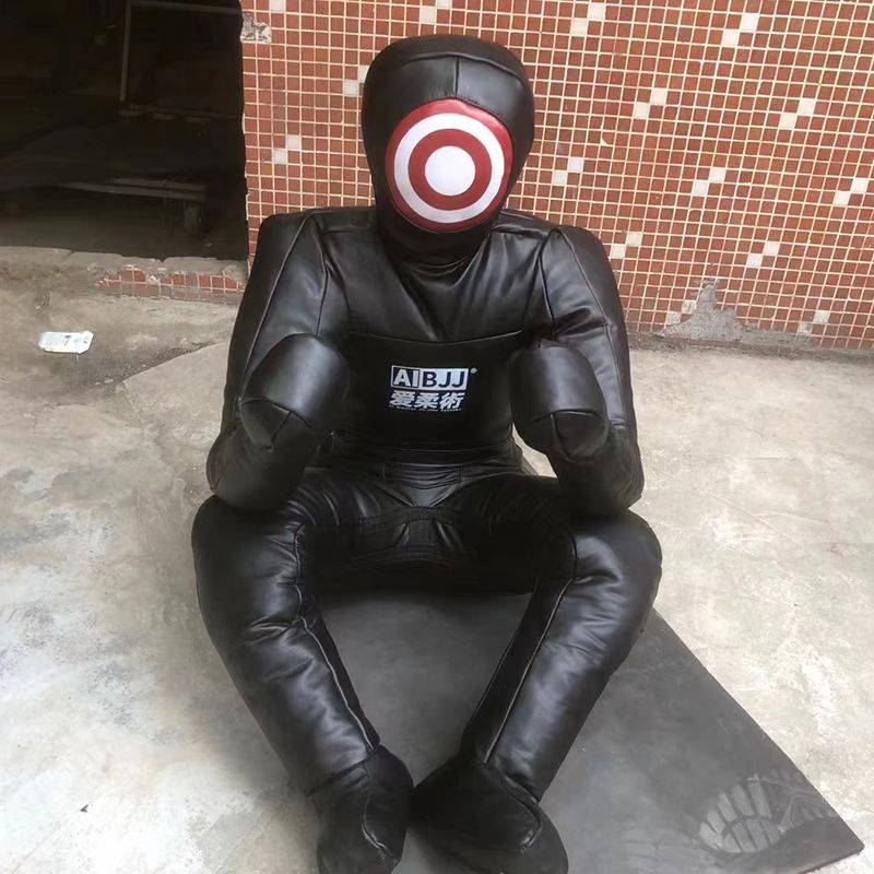 Judo kneeling humanoid sandbag lock technique twisted wrestling dummy comprehensive fighting MMA Brazilian Jiu -Jitsu training fake