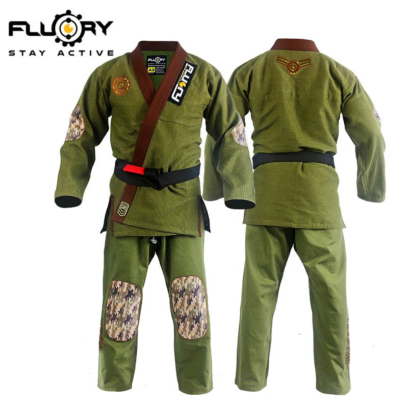 FLUORY Fire Barlier 2020 New Magic Slote Brazil Jiu -Jitsu suit BJJ GI Adult Judo Service Professional Training Men and Women