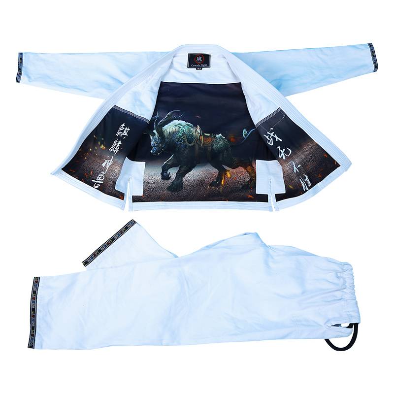 Pure cotton male and female children BJJ GI Brazil Jiu -Jitsu training professional competition