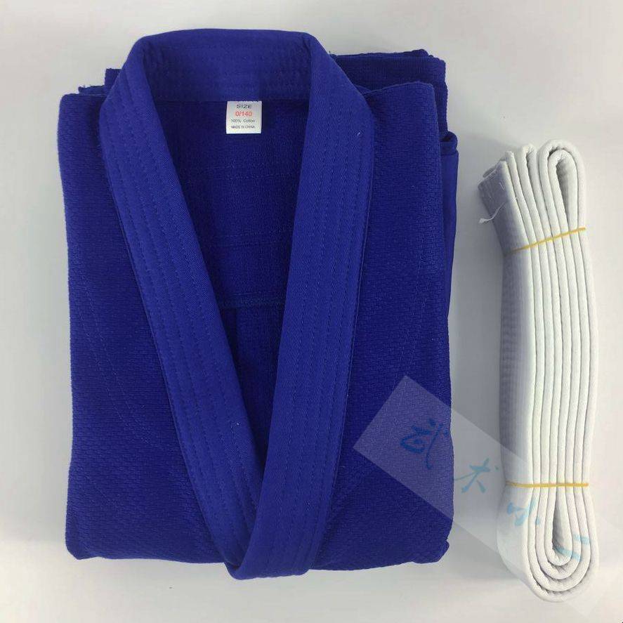 1000 grams of cloth professional competition for Judo clothes white blue