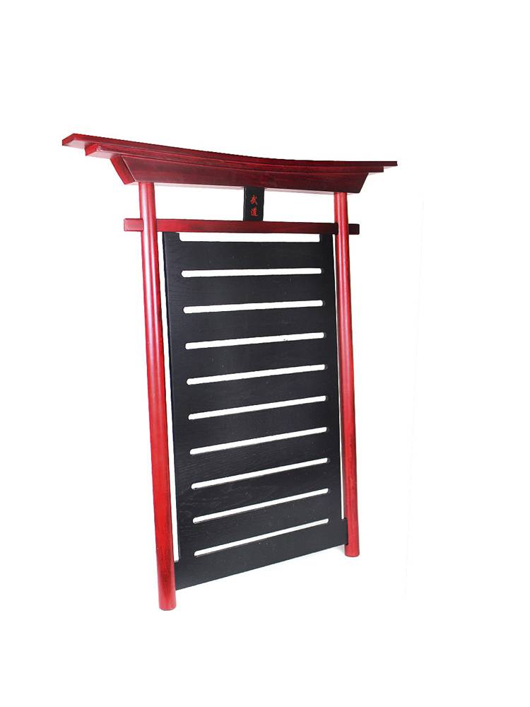 The taekwondo belt shows a wooden embroidery belt for judo karate equipment