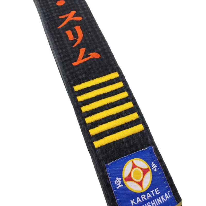 4cm through the embroidery black belt + 2m long