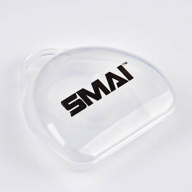 SMAI single -sided sports tooth protective karate taekwondo MMA gel boxing combat training braces braces silicone