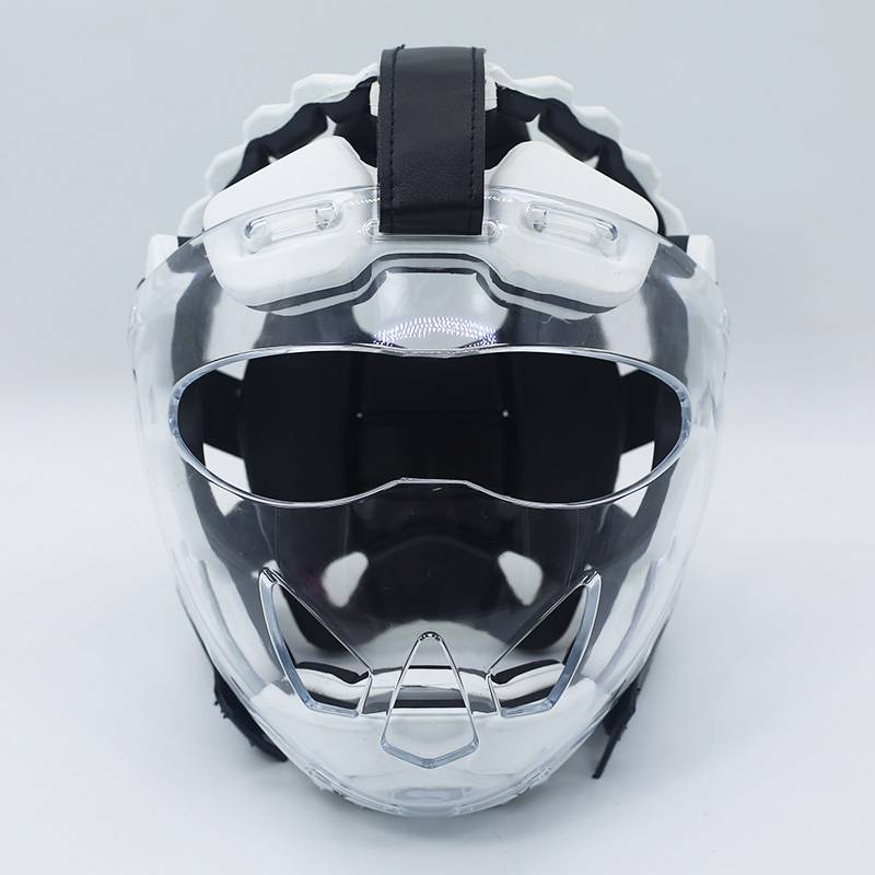Karate helmet Taekwondo training professional competition actual combat face protection head guard head protection adult children's protective protective gear