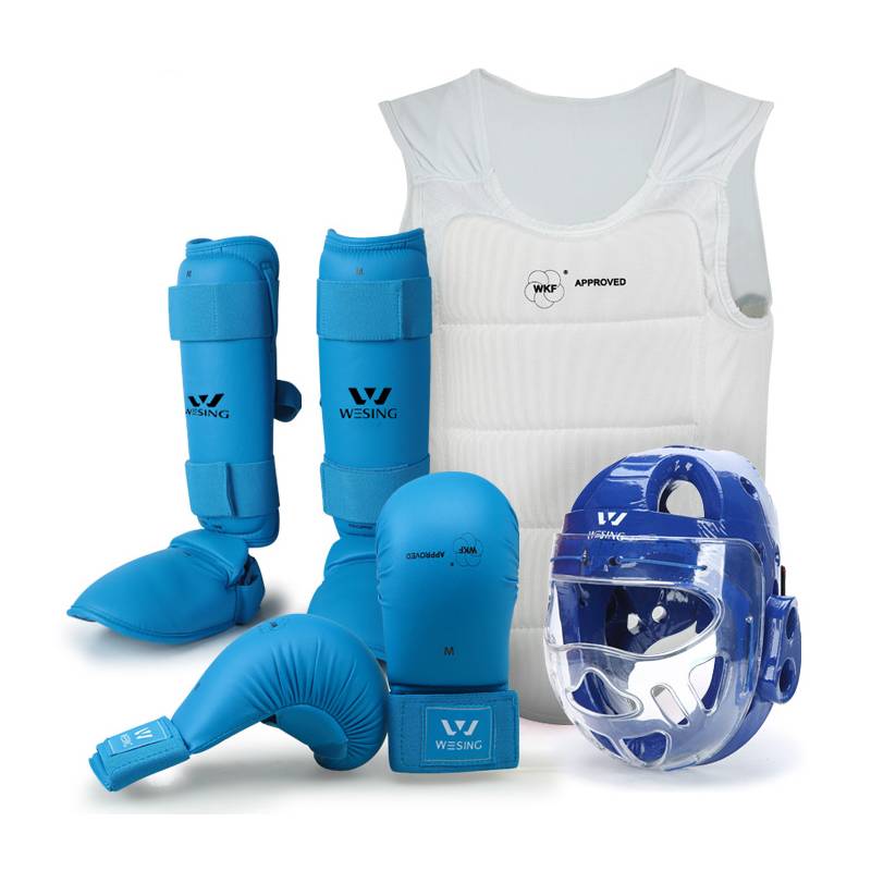 Nine -day Shankang Hander Road Protective A full set of adult children's helmet boxing jet protecting the conjoined legs WKF competition training