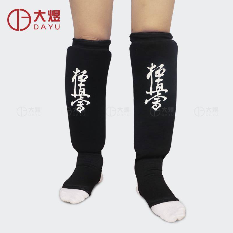 Thickened karate leg protection taekwondo protective Thai boxing footbacks Thai boxing tibial tibial really true leg board fighting
