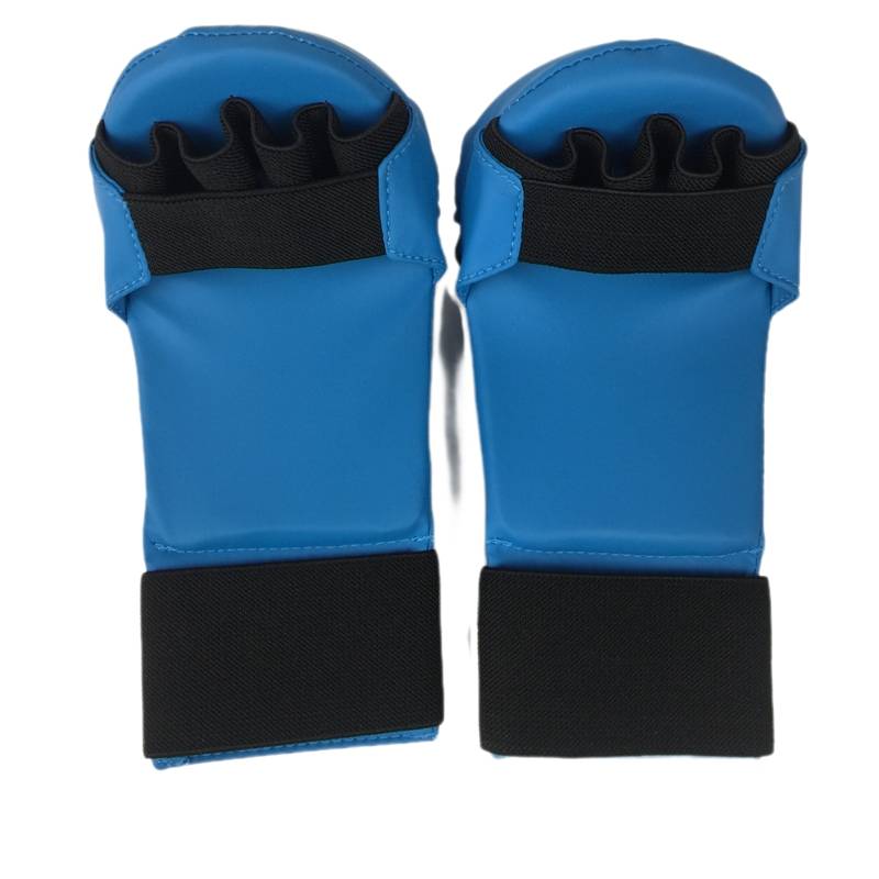 Karate gloves, karate, handle, blue red