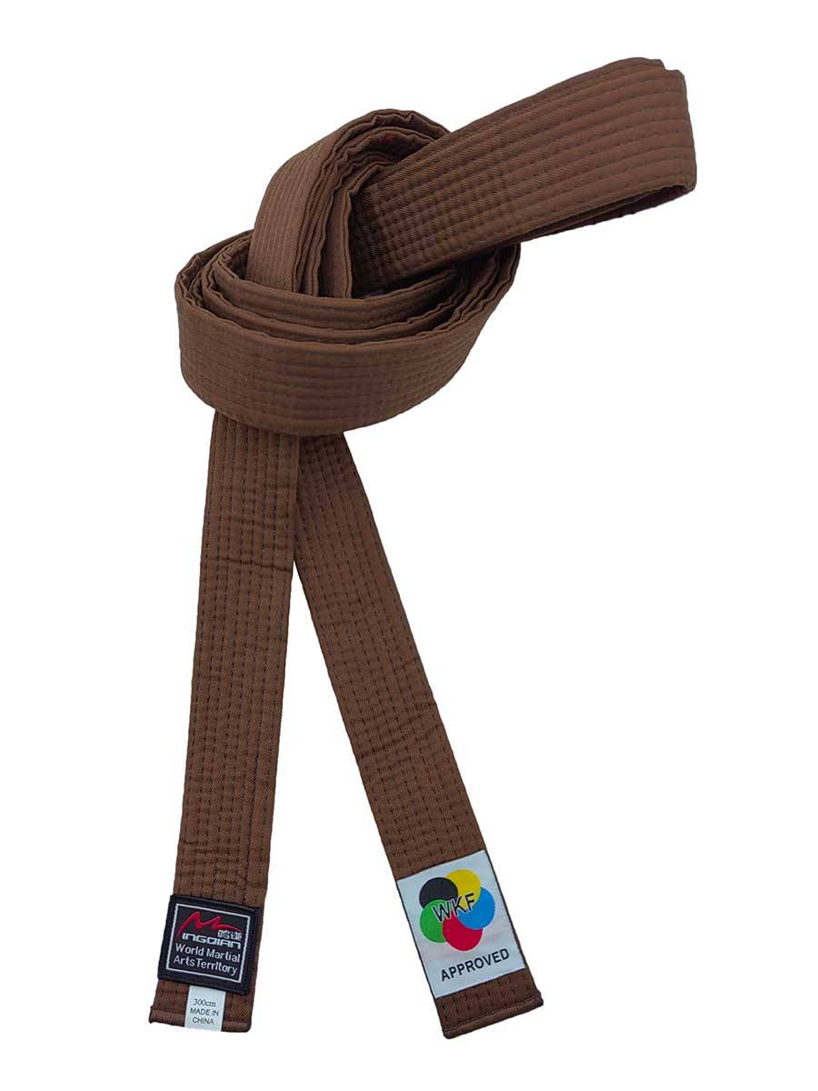 WKF Belt World Karate Alliance Belt Children's Adult Red Blue Coffee Black Black Black Black Cross -border One
