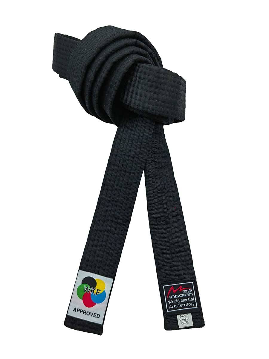 WKF Belt World Karate Alliance Belt Children's Adult Red Blue Coffee Black Black Black Black Cross -border One