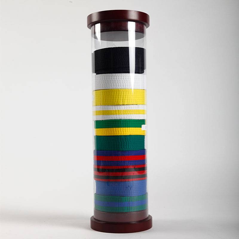 Taekwondo belt displays a karate belt displaying a barrel of belts
