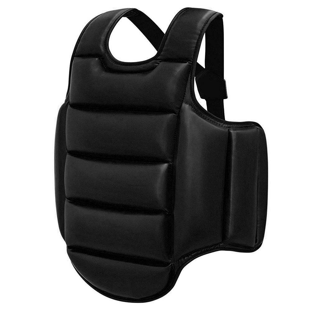 Thickened adult karate loose busty children, Taekwondo, boxing training soft elastic protective gear can be worn on both sides