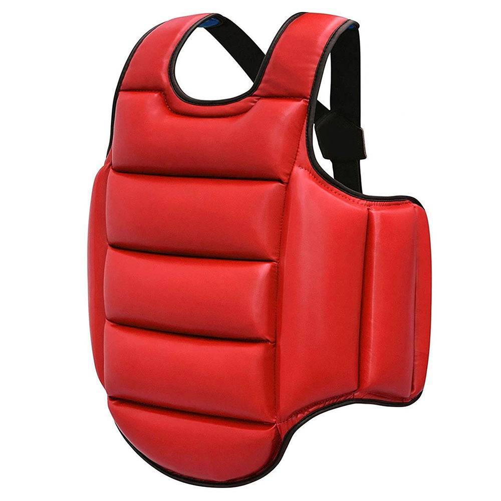 Thickened adult karate loose busty children, Taekwondo, boxing training soft elastic protective gear can be worn on both sides