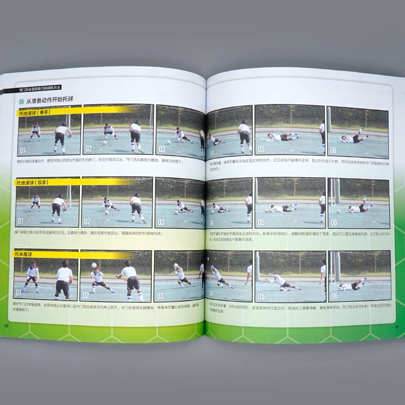 Spot football goalkeeper Bible training method and actual application illustration version of the goalkeeper coach reference book goalkeeper skills tactical book 1,000 professional player demonstration photos