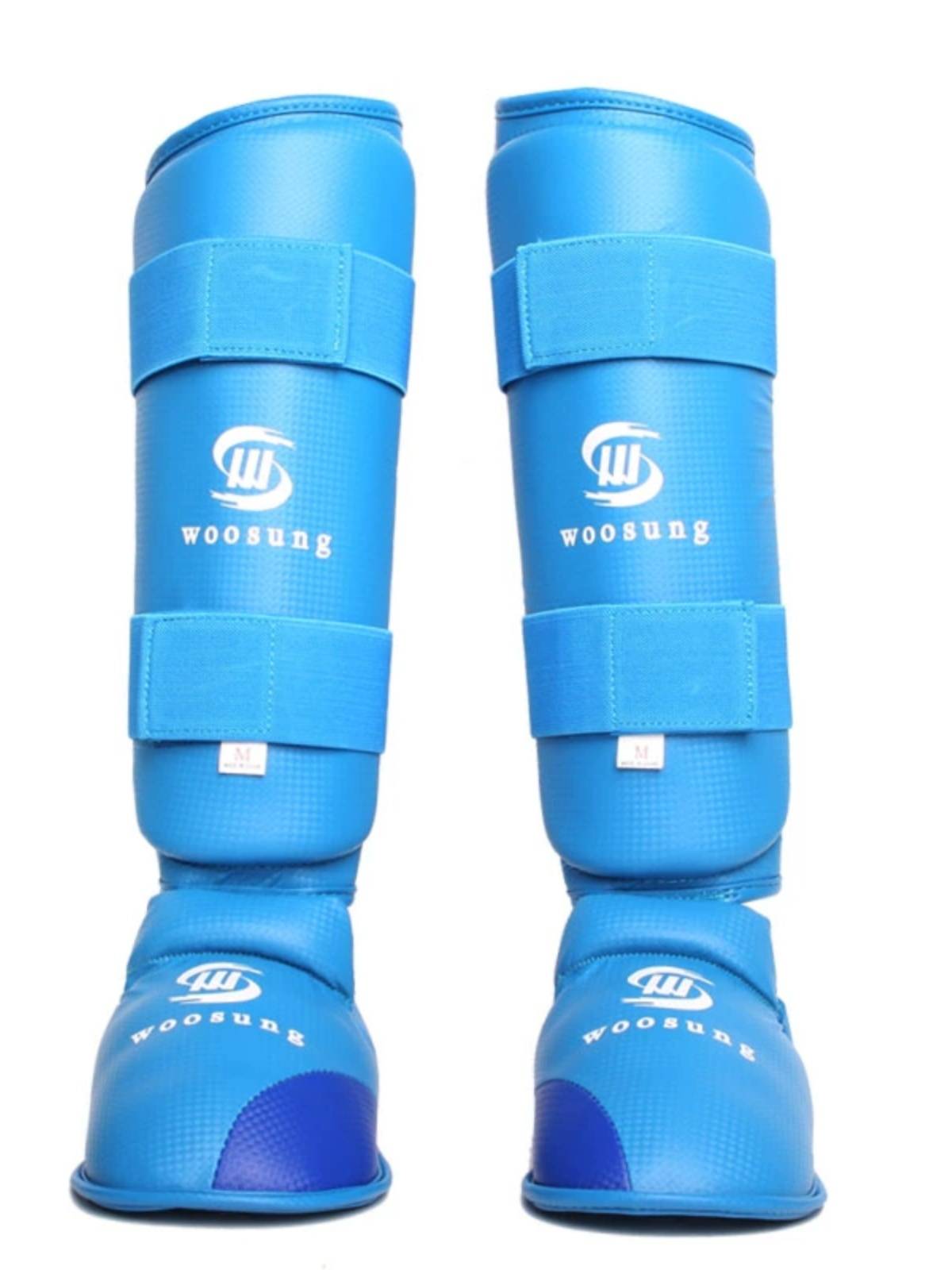 WoOOSUNG karate roads, leggings, karate road protection gear, adult leg protection tibial back, back toes