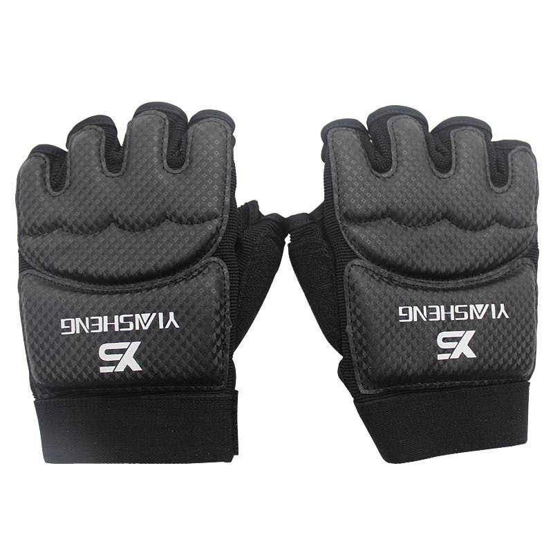 Taekwondo gloves karate karate boxing gloves for adult children fighting with half-finger sandbags