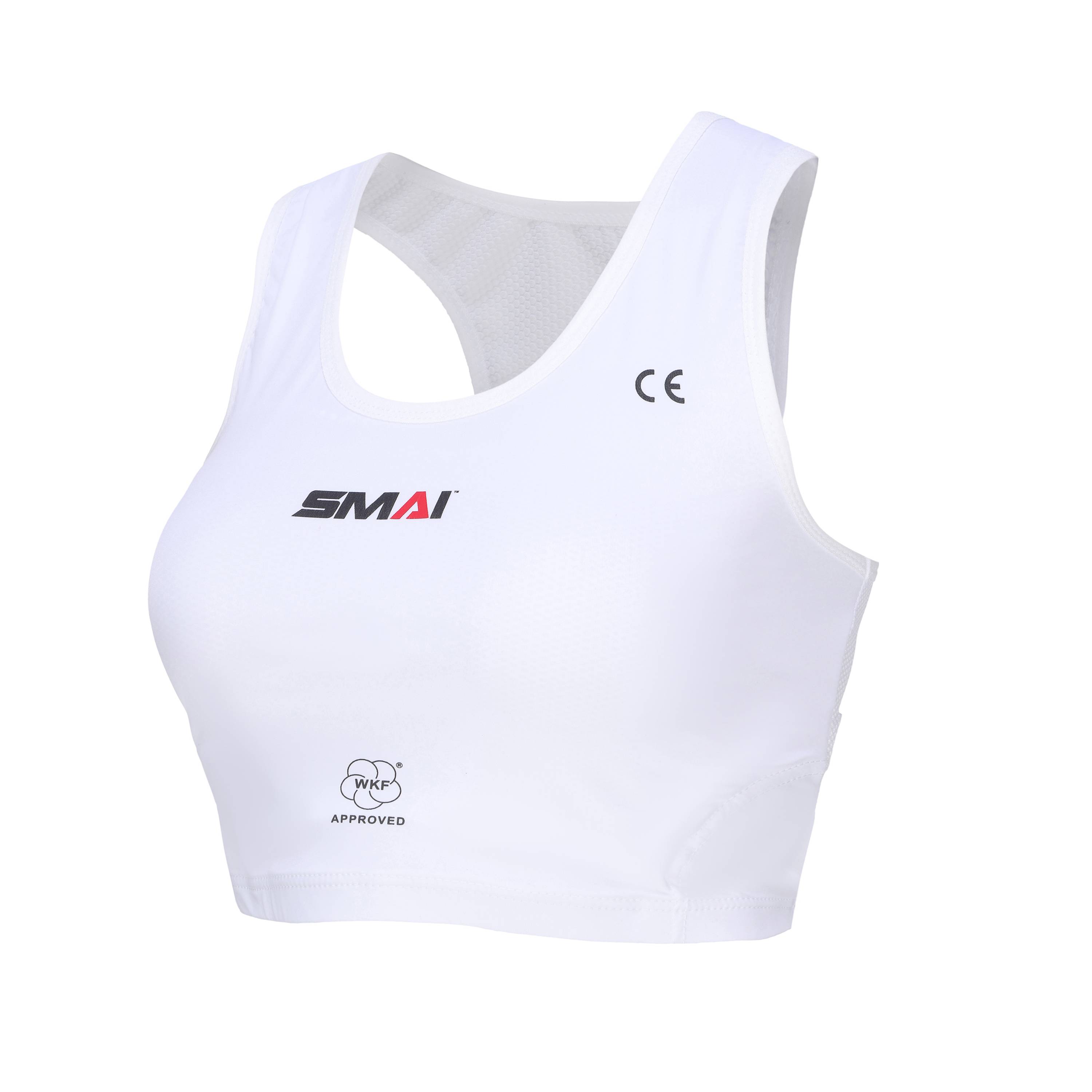 SMAI karate breast protection female model WKF certification new adult youth training protective gear competition anti -fall vest