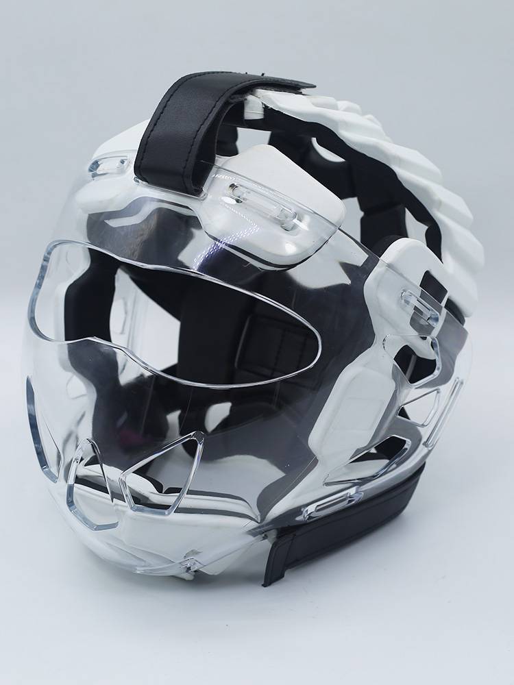 Karate helmet Taekwondo training professional competition actual combat face protection head guard head protection adult children's protective protective gear