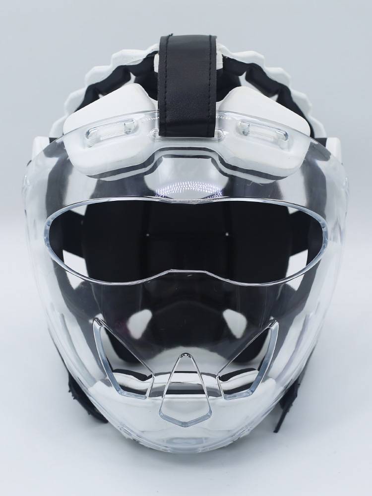 Karate helmet Taekwondo training professional competition actual combat face protection head guard head protection adult children's protective protective gear