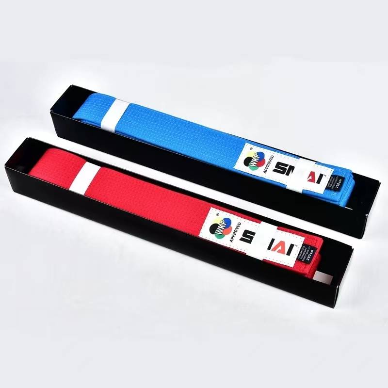 SMAI karate thickened band WKF certification red and blue belt custom competition training band designated brand designated brands