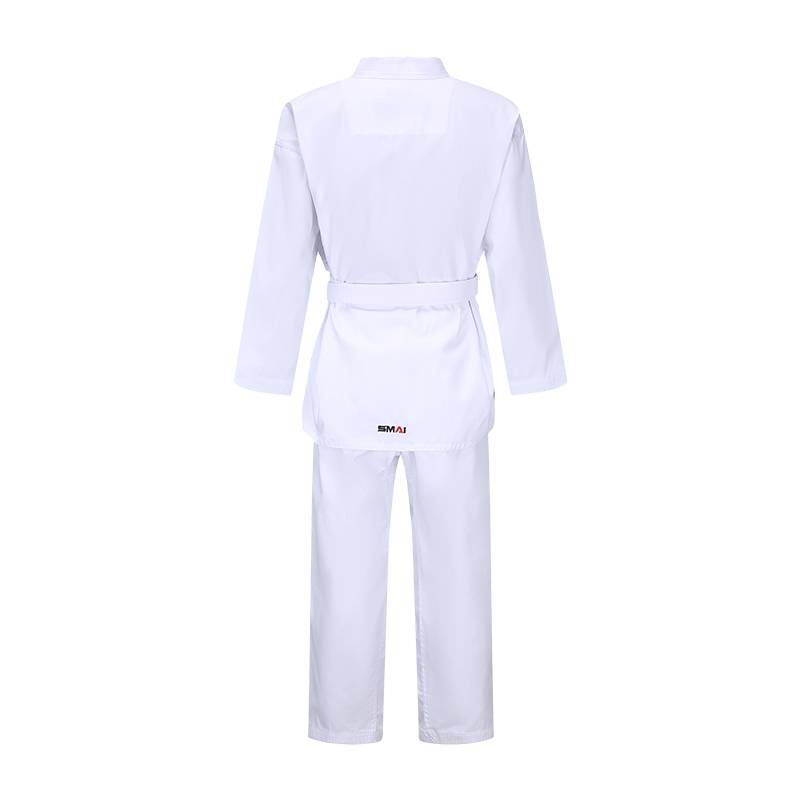SMAI striped cotton fabric taekwondo clothing youth training service men's and women's competition Museum Taoist Taoism