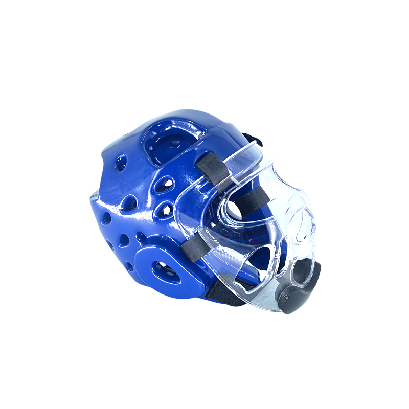 BLUE HELMET + MASK S (FOR 110-145)