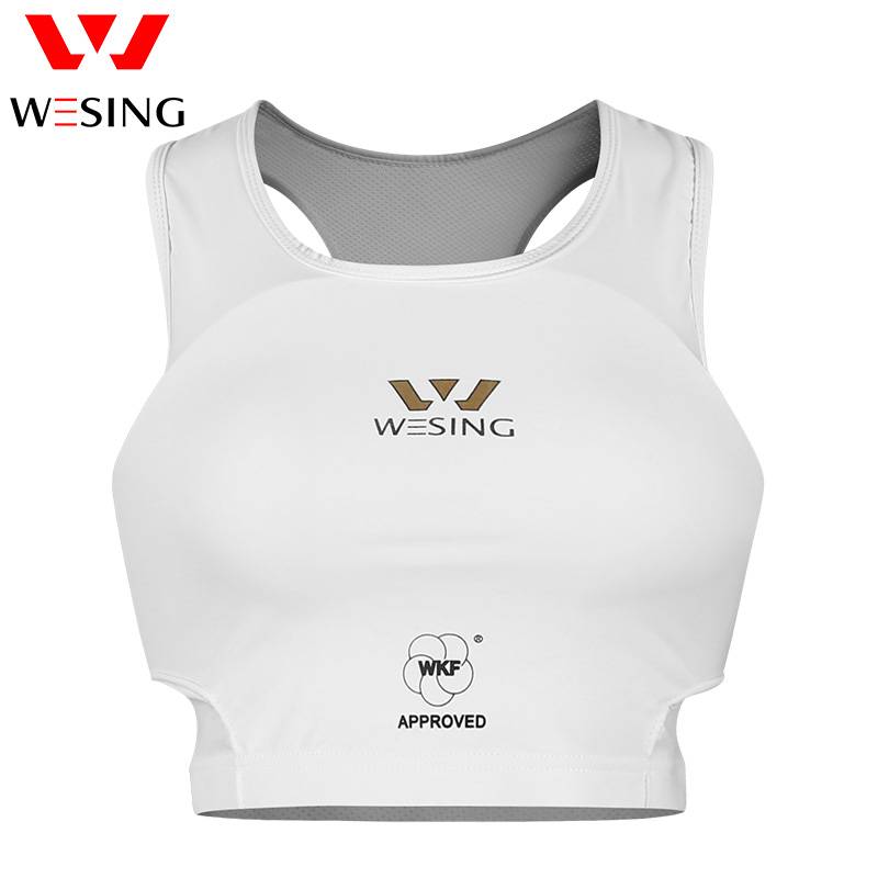 Nine -day Shankan Karate Breast Protective Female Air Hands WKF Certification Training Competition Protective Boxing Sanda Vest vest