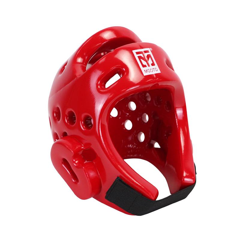 RED M HELMET