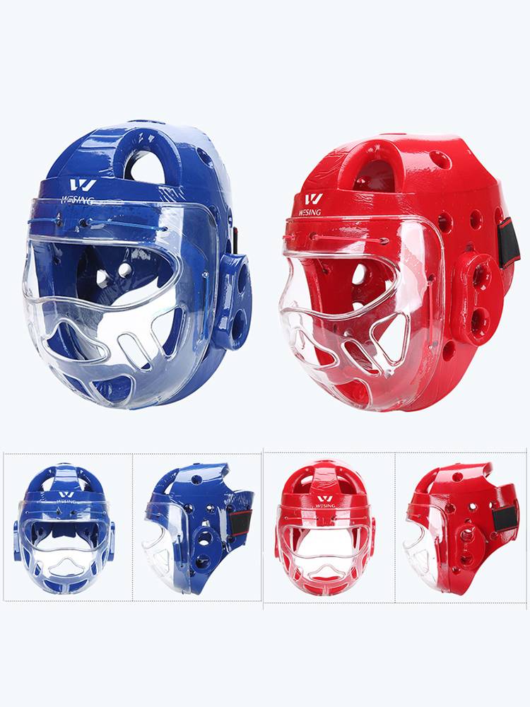 Nine -day Mountain Taekwondo Mask Protective Child Boxing Head Set Men's Sleeping Hand Helmet Full Protection Sanda Protector
