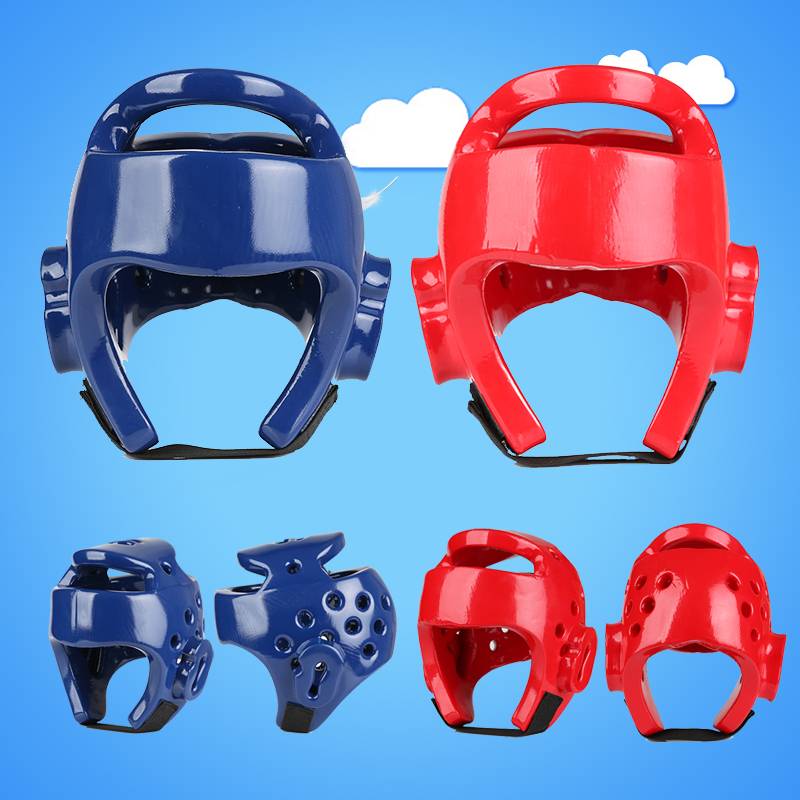 Si Fan Genuine Adult Children Taekwondo's head guards closed noodles empty -handed head protection boxing scattering mask helmet