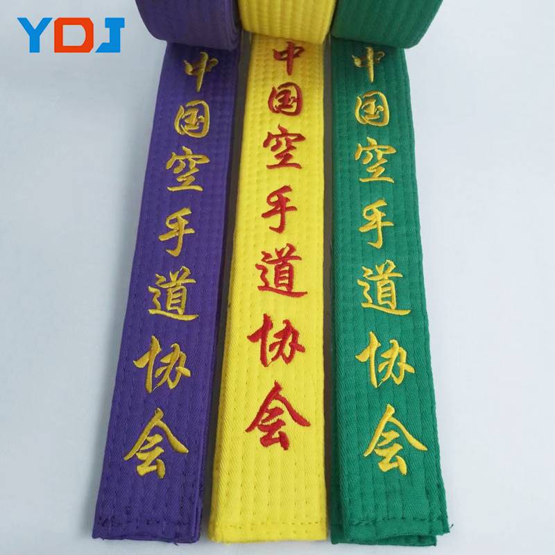 Yue Road Ji Kaidao Tao Ribbon Red Blue Belt Square Tibetan Specific Brand Competition Training Belt