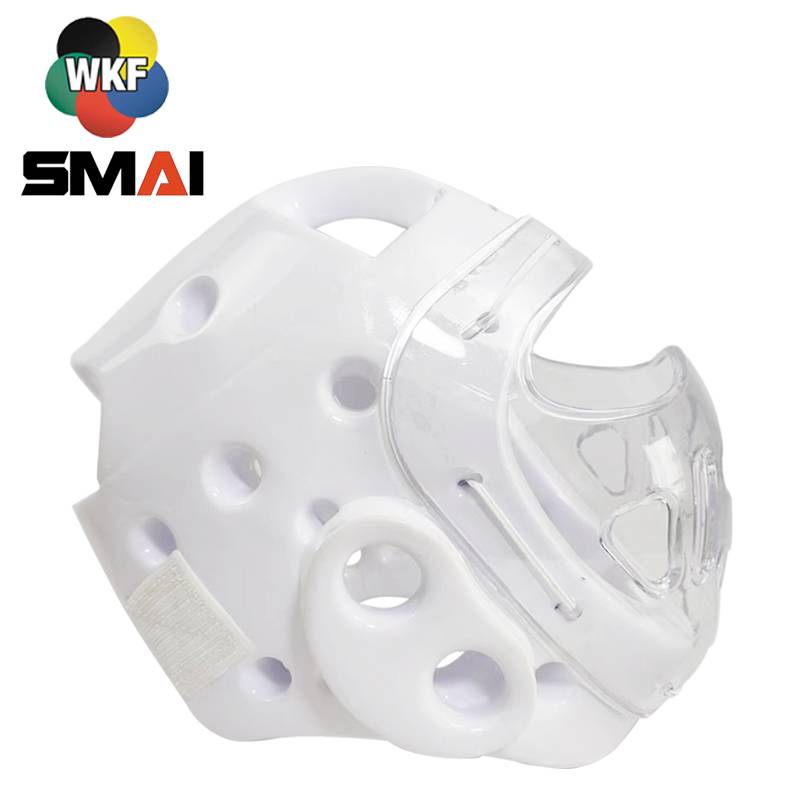 SMAI Lord WKF certified karate protective mask adult helmet boxing scattering head suit