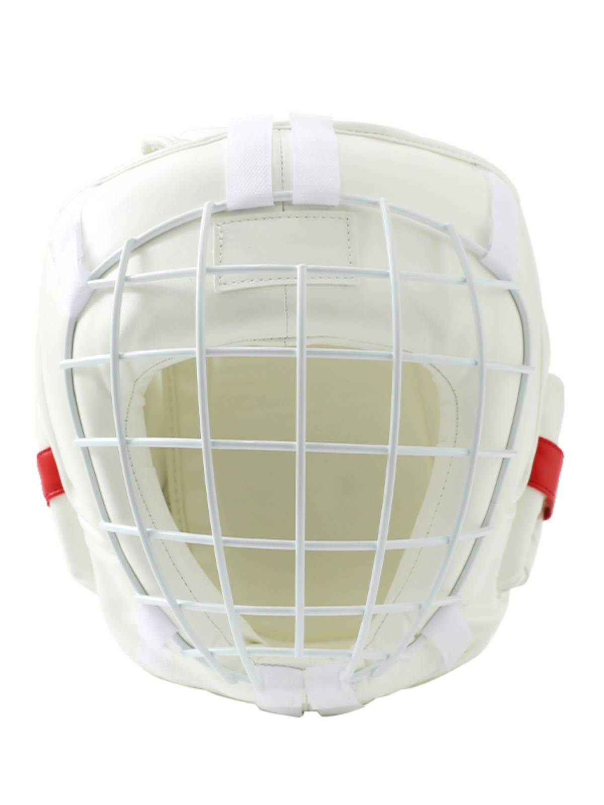 Children's competition training karate comprehensive martial arts helmet white railway mesh helmet helmet combat