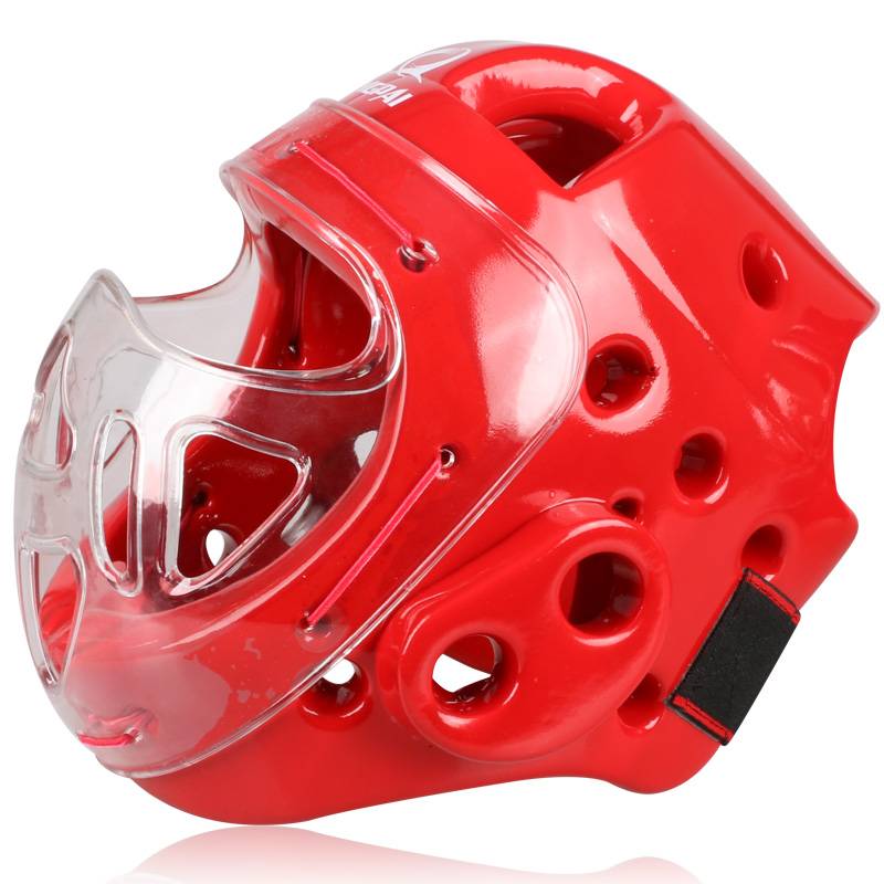 Competitive children's Taekwondo face helmet helmet to protect the head and protect the head of the adult karate helmet jacket