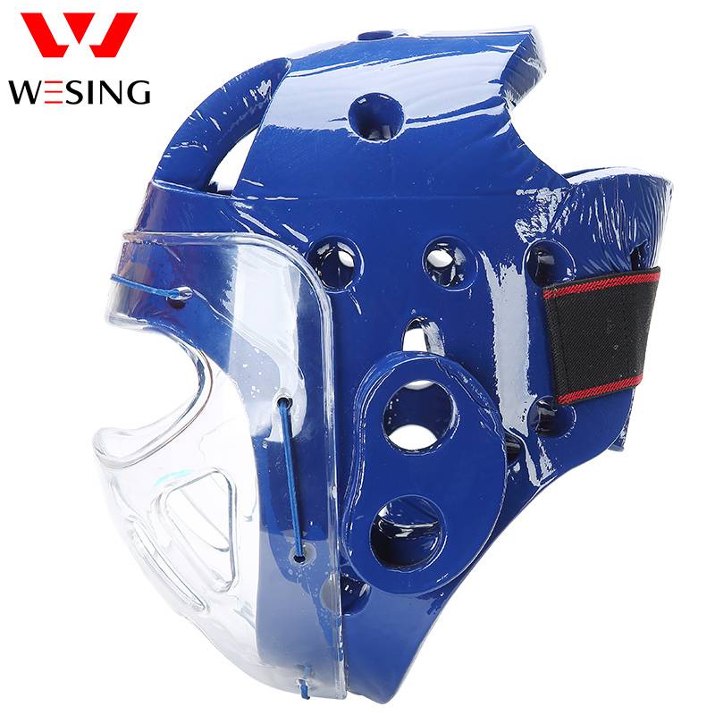 Nine -day Shankang Hander Handbars helmet care adult children Taekwondo training mask helmet closed face protection gear