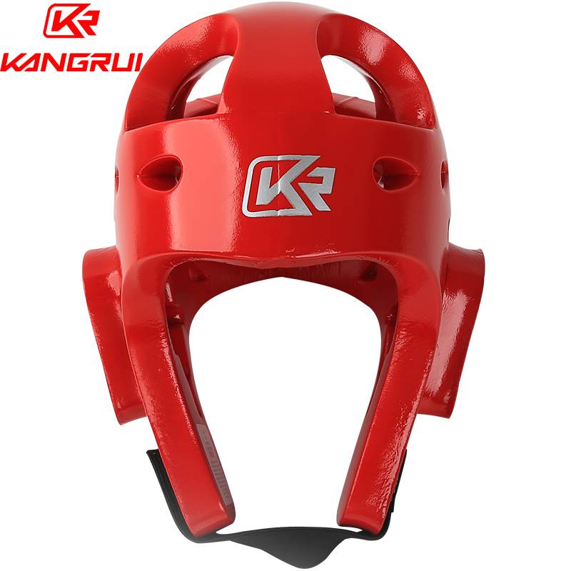 Kangrui Taekwondo helmet fully protective header cover head protective facial protection facial guards children's protective gear hollow hats