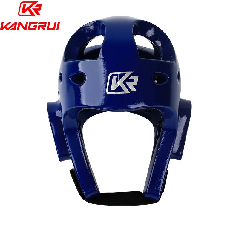 Kangrui Taekwondo helmet fully protective header cover head protective facial protection facial guards children's protective gear hollow hats