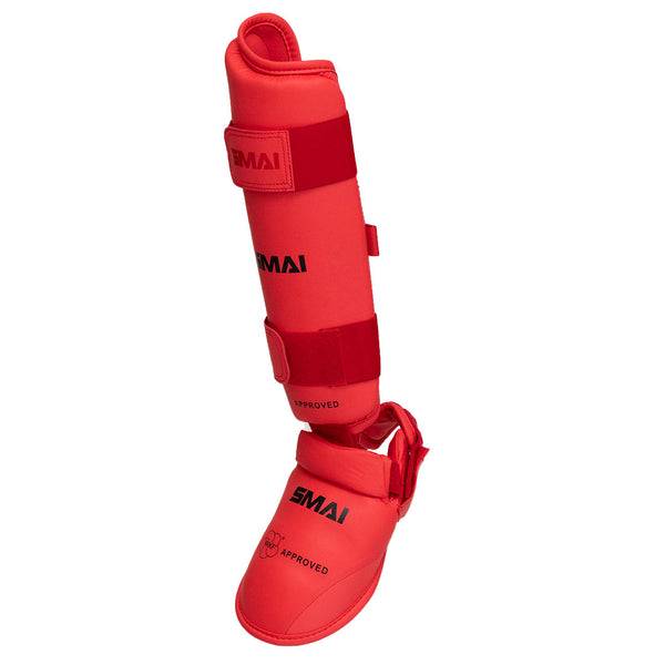 SMAI karate leg protection legs tibia wkf certification youth competition special feet defer
