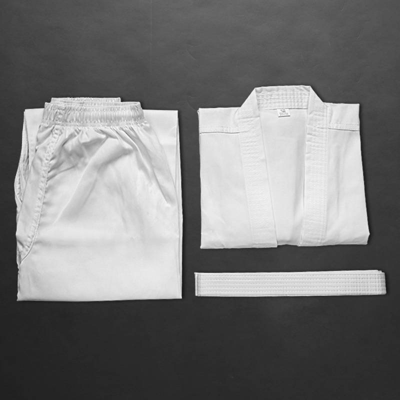 Karate Towers, adults, boys and children, white long -sleeved empty -handed training clothes competition uniform customization