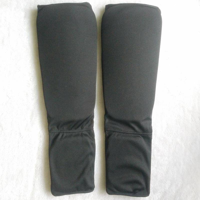 American men and women karate taekwondo -legged combat scattering combined foot protective calf professional protective gear black